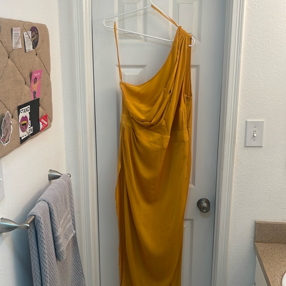 Fashion to Figure one shoulder maxi dress size 0/16
